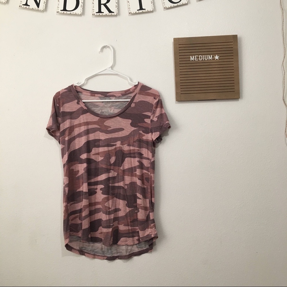 Pink Camo Top